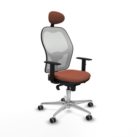 Bürostuhl mit Kopfstütze Jorquera Piqueras y Crespo 1D086G1 Weiß Br