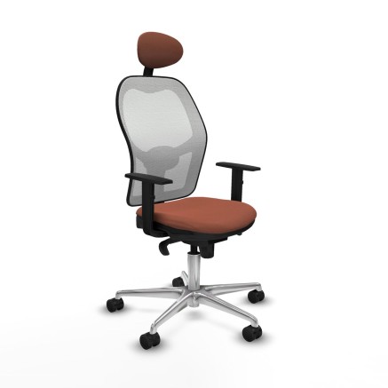 Bürostuhl mit Kopfstütze Jorquera Piqueras y Crespo 1D086N1 Weiß Br
