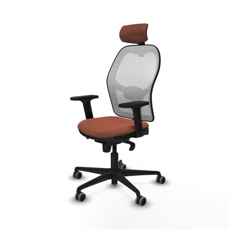 Chaise de Bureau avec Appui-tête Piqueras y Crespo 2D036G2 Blanc Marr
