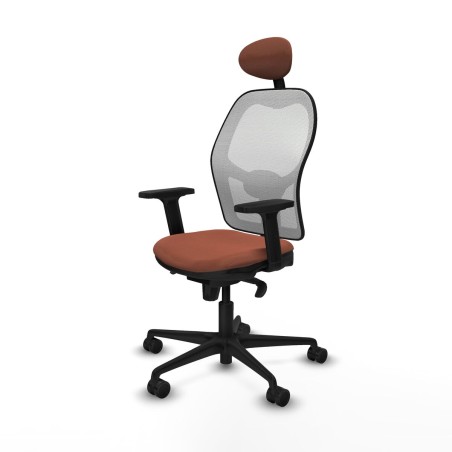 Chaise de Bureau avec Appui-tête Piqueras y Crespo 2D036N1 Blanc Marr