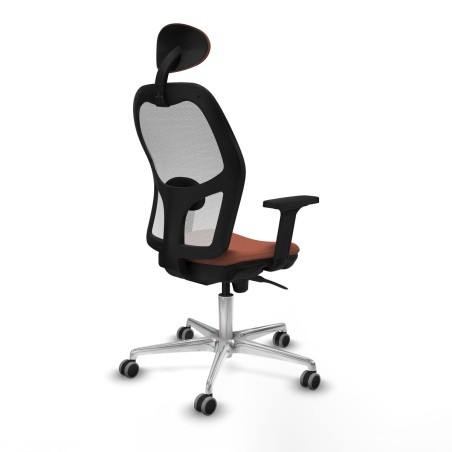 Chaise de Bureau avec Appui-tête Piqueras y Crespo 2D086G1 Blanc Marr