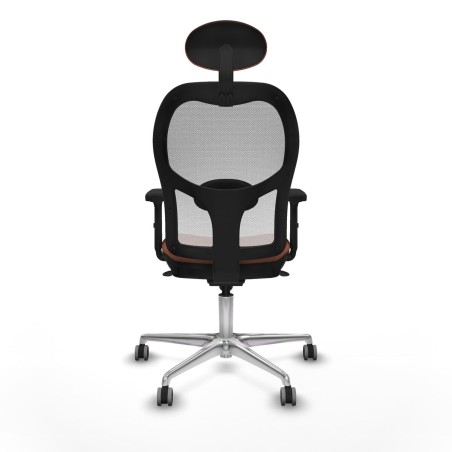 Chaise de Bureau avec Appui-tête Piqueras y Crespo 2D086G1 Blanc Marr