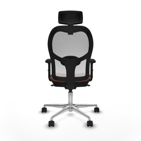 Office Chair with Headrest Piqueras y Crespo 2D086N2 White Brown