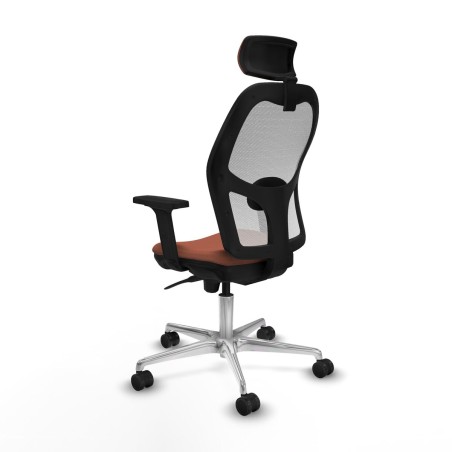 Office Chair with Headrest Piqueras y Crespo 2D086N2 White Brown