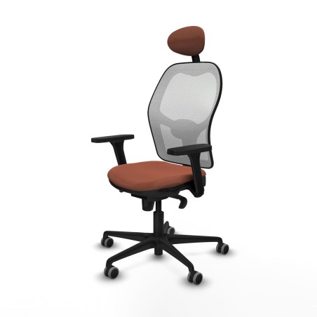 Chaise de Bureau avec Appui-tête Piqueras y Crespo 3D036G1 Blanc Marr