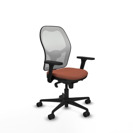 Sedia da Ufficio Piqueras y Crespo 3D036N0 Bianco Marrone