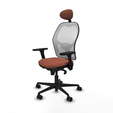 Chaise de Bureau avec Appui-tête Piqueras y Crespo 3D036N1 Blanc Marr