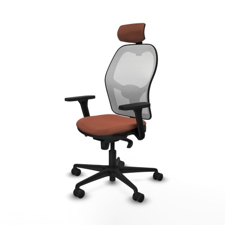 Chaise de Bureau avec Appui-tête Piqueras y Crespo 3D036N2 Blanc Marr