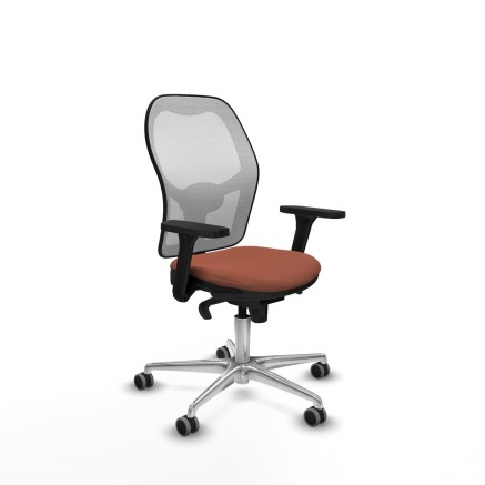 Sedia da Ufficio Piqueras y Crespo 3D086G0 Bianco Marrone