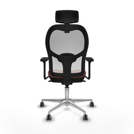 Chaise de Bureau avec Appui-tête Piqueras y Crespo 3D086G2 Blanc Marr