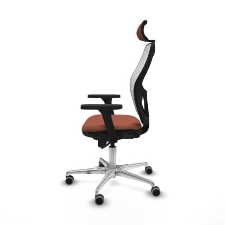 Chaise de Bureau avec Appui-tête Piqueras y Crespo 3D086G2 Blanc Marr