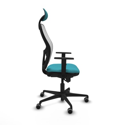 Office Chair with Headrest Jorquera Piqueras y Crespo 1D036G1 Turquois 2