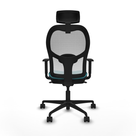 Chaise de Bureau avec Appui-tête Piqueras y Crespo 1D036N2 Turquoise