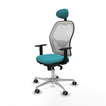 Office Chair with Headrest Jorquera Piqueras y Crespo 1D086G1 Turquois