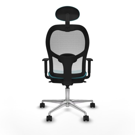 Sedia Ufficio con Poggiatesta Jorquera Piqueras y Crespo 1D086N1 Turch
