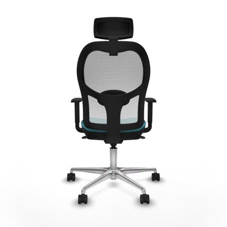 Chaise de Bureau avec Appui-tête Piqueras y Crespo 1D086N2 Turquoise