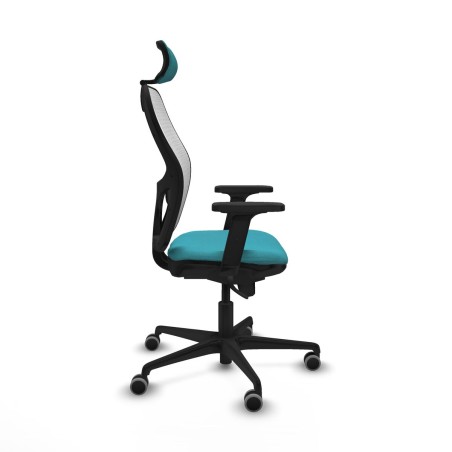 Office Chair with Headrest Piqueras y Crespo 2D036G2 Turquoise