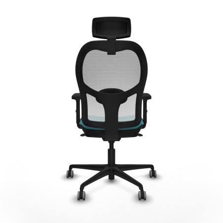 Chaise de Bureau avec Appui-tête Piqueras y Crespo 2D036G2 Turquoise