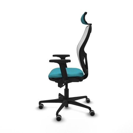 Office Chair with Headrest Piqueras y Crespo 2D036G2 Turquoise