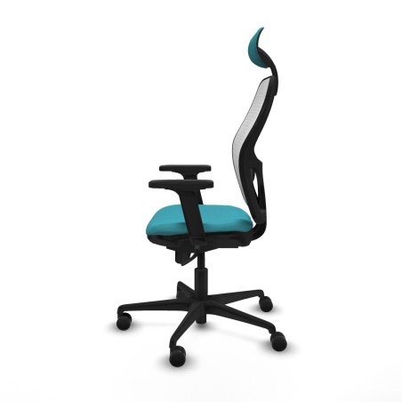 Chaise de Bureau avec Appui-tête Piqueras y Crespo 2D036N1 Turquoise