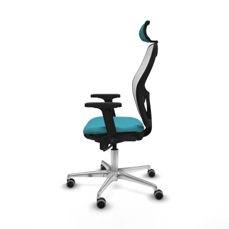 Chaise de Bureau avec Appui-tête Piqueras y Crespo 2D086G2 Turquoise