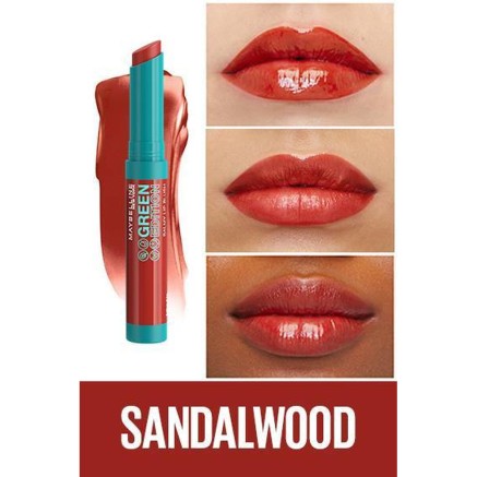 Gekleurde Lip Balsem Maybelline Green Edition 10-sandalwood (1,7 g) 2