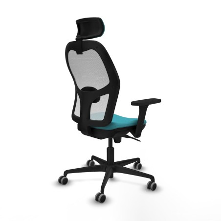 Sedia Ufficio con Poggiatesta Piqueras y Crespo 3D036G2 Turchese