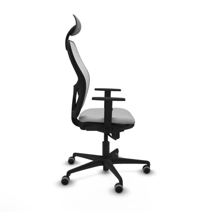 Sedia Ufficio con Poggiatesta Jorquera Piqueras y Crespo 1D036G1 Grigi 2