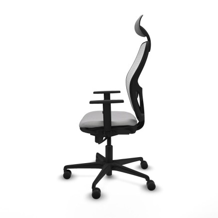 Sedia Ufficio con Poggiatesta Jorquera Piqueras y Crespo 1D036N1 Grigi 2