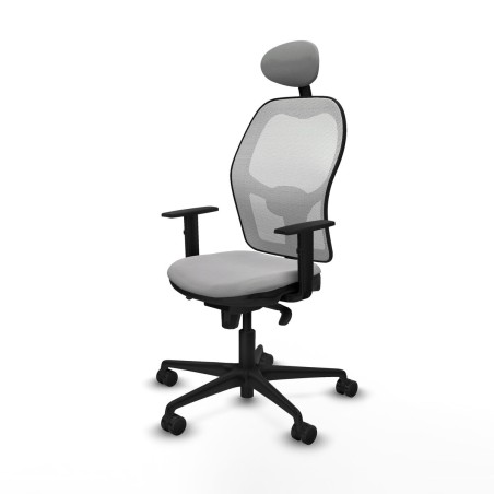 Office Chair with Headrest Jorquera Piqueras y Crespo 1D036N1 Light gr