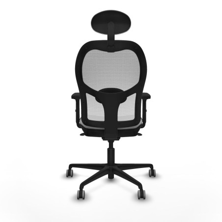 Sedia Ufficio con Poggiatesta Jorquera Piqueras y Crespo 2D036G1 Grigi