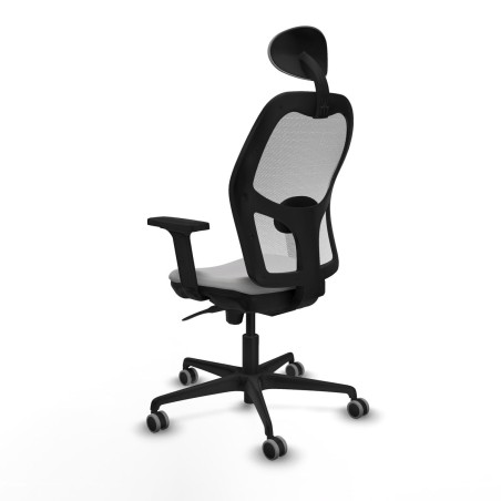 Sedia Ufficio con Poggiatesta Jorquera Piqueras y Crespo 2D036G1 Grigi