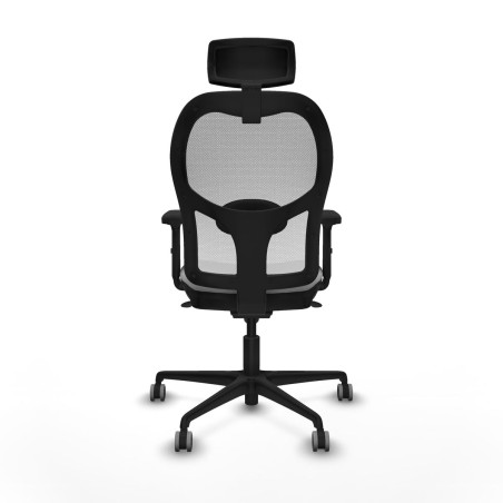 Sedia Ufficio con Poggiatesta Jorquera Piqueras y Crespo 2D036G2 Grigi