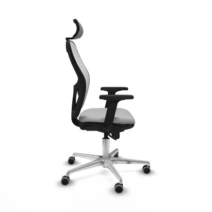 Office Chair with Headrest Jorquera Piqueras y Crespo 2D086G2 Light gr 2
