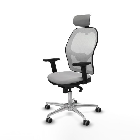 Office Chair with Headrest Jorquera Piqueras y Crespo 2D086G2 Light gr