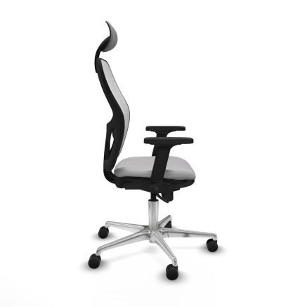 Office Chair with Headrest Jorquera Piqueras y Crespo 2D086N1 Light gr 2