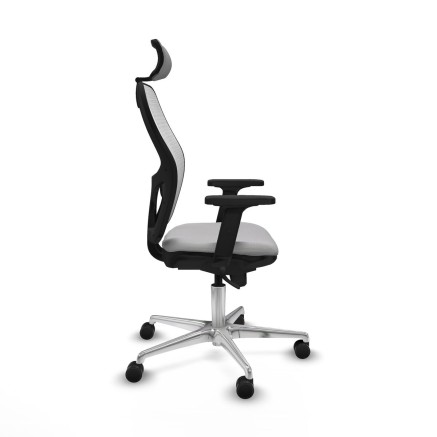 Office Chair with Headrest Jorquera Piqueras y Crespo 2D086N2 Light gr 2