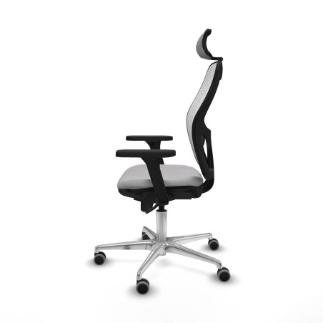 Sedia Ufficio con Poggiatesta Jorquera Piqueras y Crespo 3D086G2 Grigi