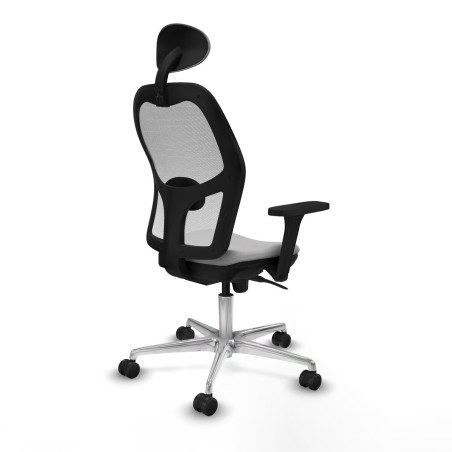 Sedia Ufficio con Poggiatesta Jorquera Piqueras y Crespo 3D086N1 Grigi