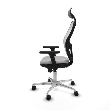 Sedia Ufficio con Poggiatesta Jorquera Piqueras y Crespo 3D086N1 Grigi