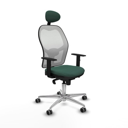 Sedia Ufficio con Poggiatesta Jorquera Piqueras y Crespo 1D086G1 Verde