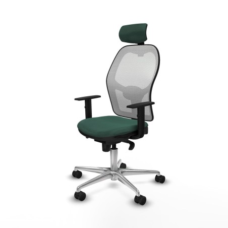 Office Chair with Headrest Jorquera Piqueras y Crespo 1D086N2 Green
