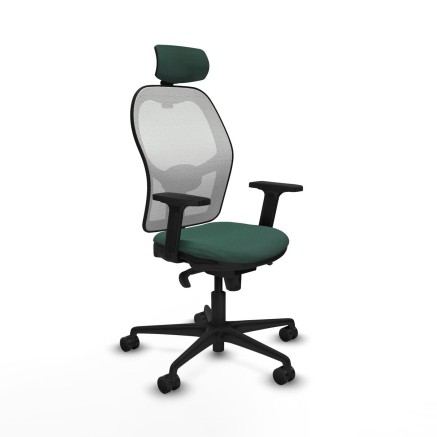 Sedia Ufficio con Poggiatesta Jorquera Piqueras y Crespo 2D036N2 Verde