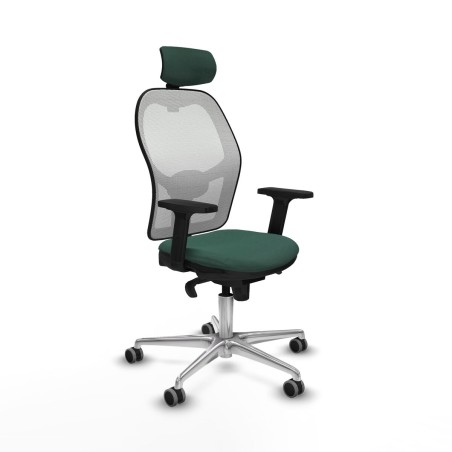Sedia Ufficio con Poggiatesta Jorquera Piqueras y Crespo 2D086G2 Verde