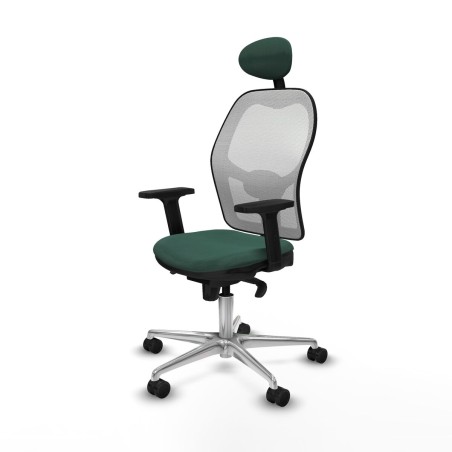 Sedia Ufficio con Poggiatesta Jorquera Piqueras y Crespo 2D086N1 Verde