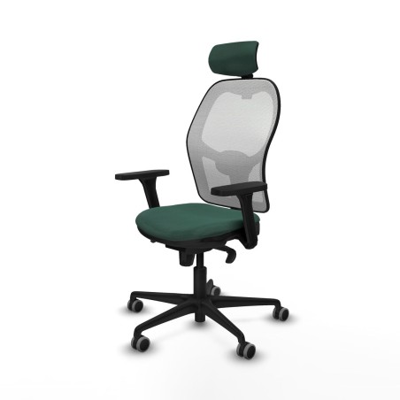 Sedia Ufficio con Poggiatesta Jorquera Piqueras y Crespo 3D036G2 Verde