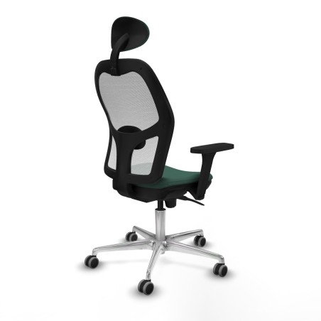 Sedia Ufficio con Poggiatesta Jorquera Piqueras y Crespo 3D086G1 Verde