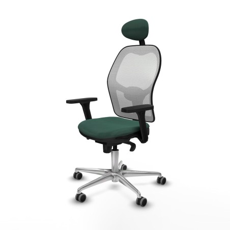 Sedia Ufficio con Poggiatesta Jorquera Piqueras y Crespo 3D086G1 Verde