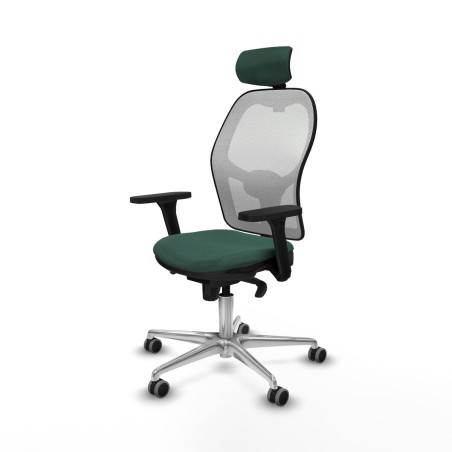Sedia Ufficio con Poggiatesta Jorquera Piqueras y Crespo 3D086G2 Verde