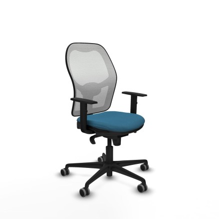 Sedia da Ufficio Piqueras y Crespo 1D036G0 Bianco Verde petrolio